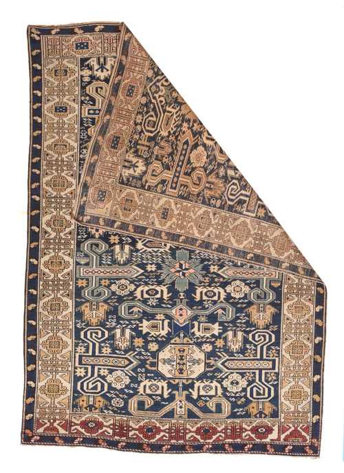 Antique Shirvan-Zeyhore Russian Area Rug