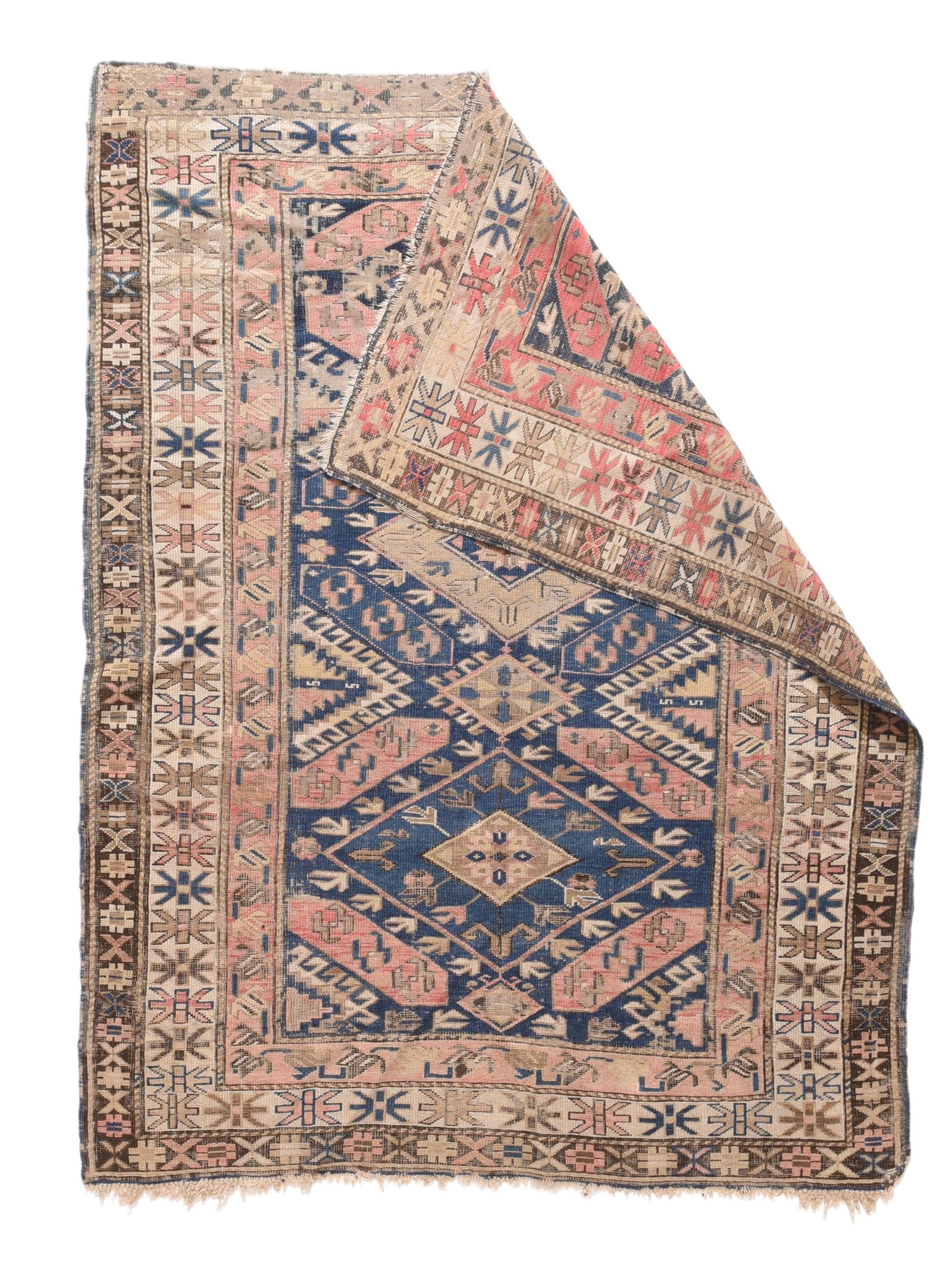 Antique Shirvan Russian Area Rug