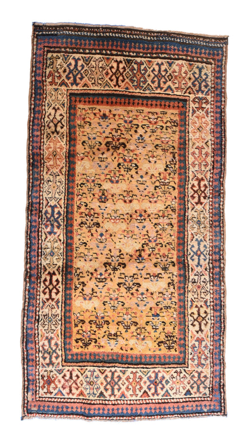 Antique Ivory Caucasian Area Rug