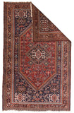 Antique Qashqai/Kashkai/Gashghai Persian Tribal Area Rug