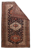 Antique Khamseh Tribal Persian Area Rug