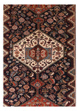 Antique Khamseh Tribal Persian Area Rug