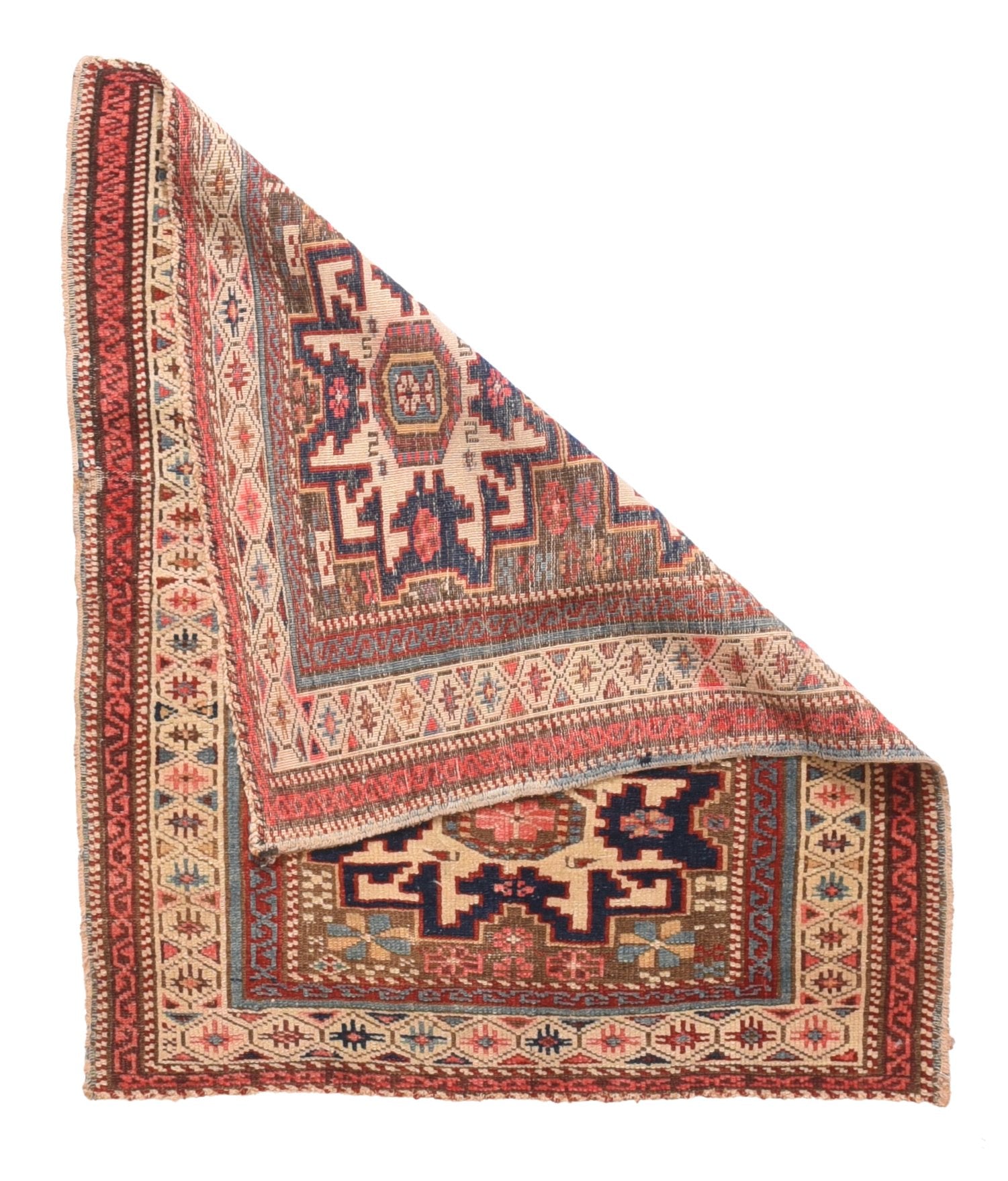 Antique Shirvan Russian Area Rug