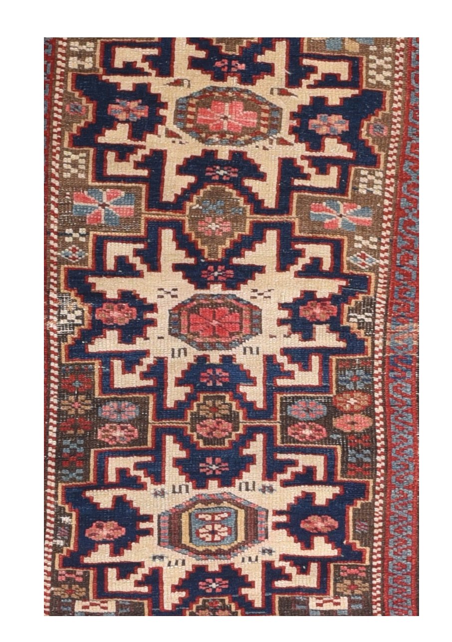 Antique Shirvan Russian Area Rug