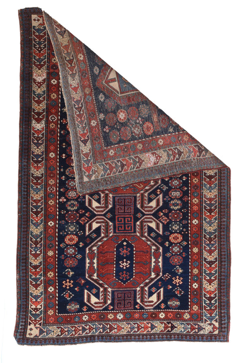 Antique Shirvan Russian Area Rug