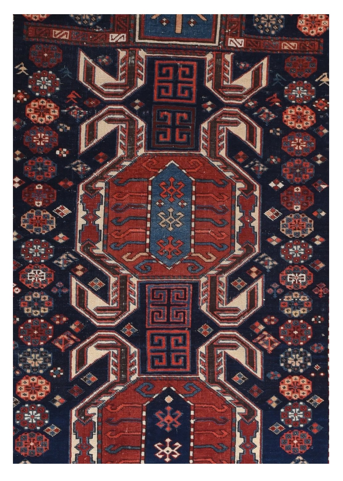Antique Shirvan Russian Area Rug