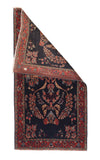 Antique Mohajeran Sarouk Persian Area Rug