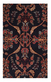 Antique Mohajeran Sarouk Persian Area Rug