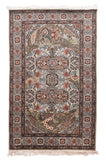 Vintage Red Qum Persian Area Rug