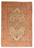 Antique Red Tabriz Haji Jalili Persian Area Rug