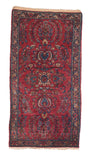 Antique Red Sarouk Persian Area Rug