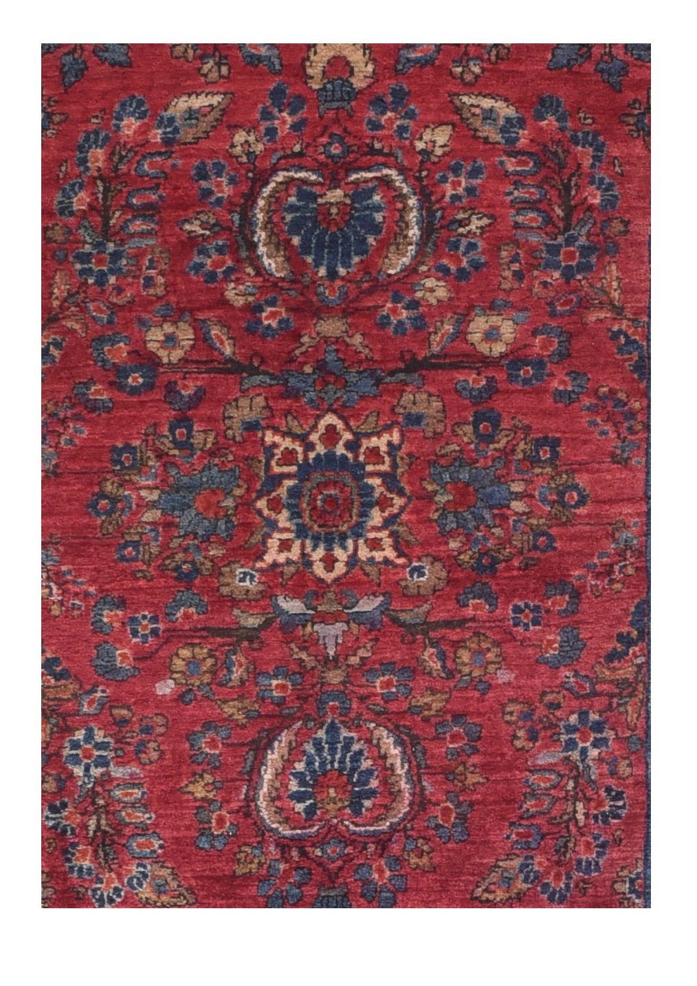 Antique Sarouk Persian Area Rug
