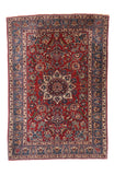 Antique Red Toudeshk Nain Persian Area Rug