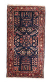 Antique Rust Mohajeran Sarouk Persian Area Rug