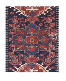 Antique Karajeh Heriz Persian Area Rug