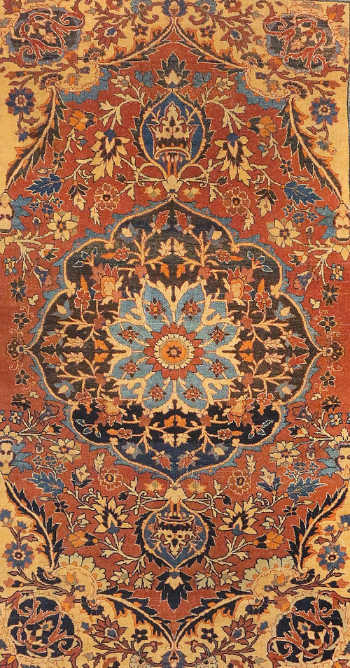 Antique Persian Tabriz Haji Jallili Area Rug
