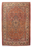 Semi Antique Rust Kashan Persian Area Rug
