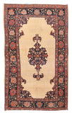 Antique Beige Farahan Sarouk Persian Area Rug
