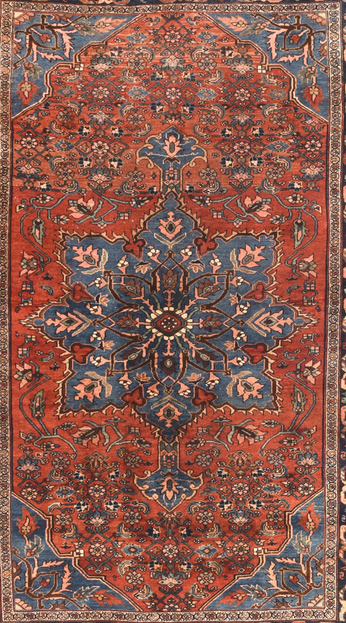 Antique Bidjar Signed Persian Rug