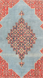 Semi Red Qum Persian Area Rug