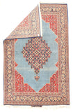 Semi Red Qum Persian Area Rug