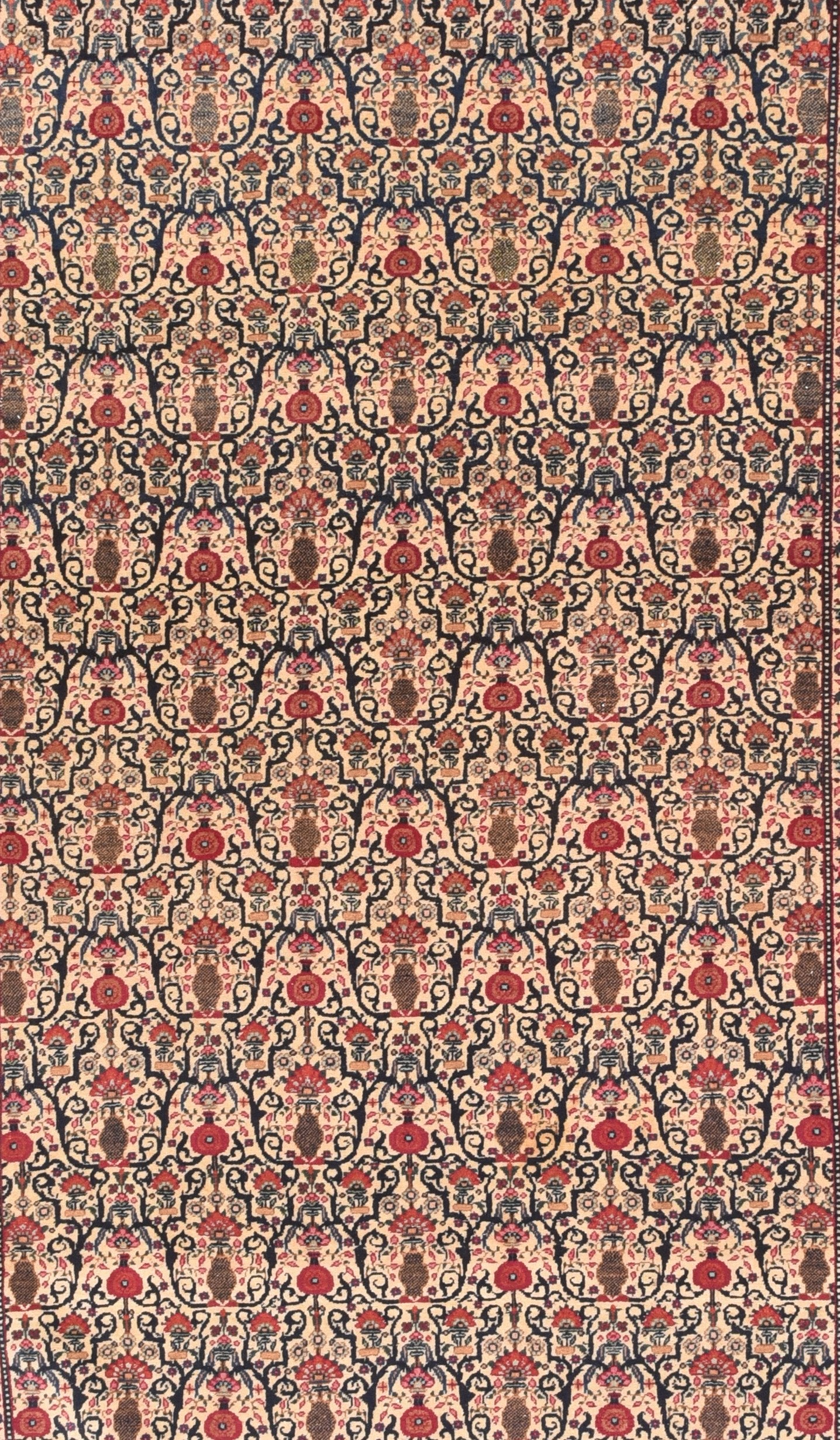 Antique Tabriz Persian Area Rug