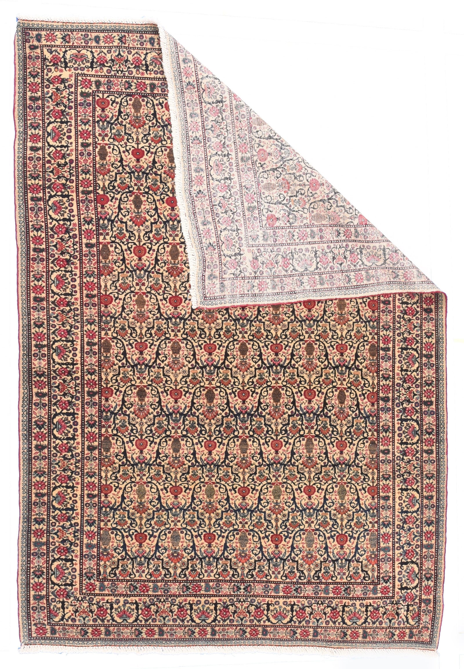 Antique Tabriz Persian Area Rug