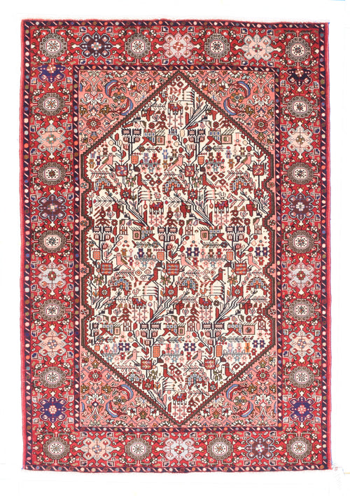 Semi Antique Red Quashkai Persian Area Rug