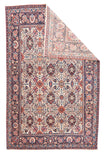 Antique Kashan Dabir Persian Area Rug