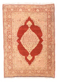 Antique Red Tabriz Haji Jalili Persian Area Rug