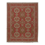 Soumak Design Hand Woven Wool Rug - 8' x 10'