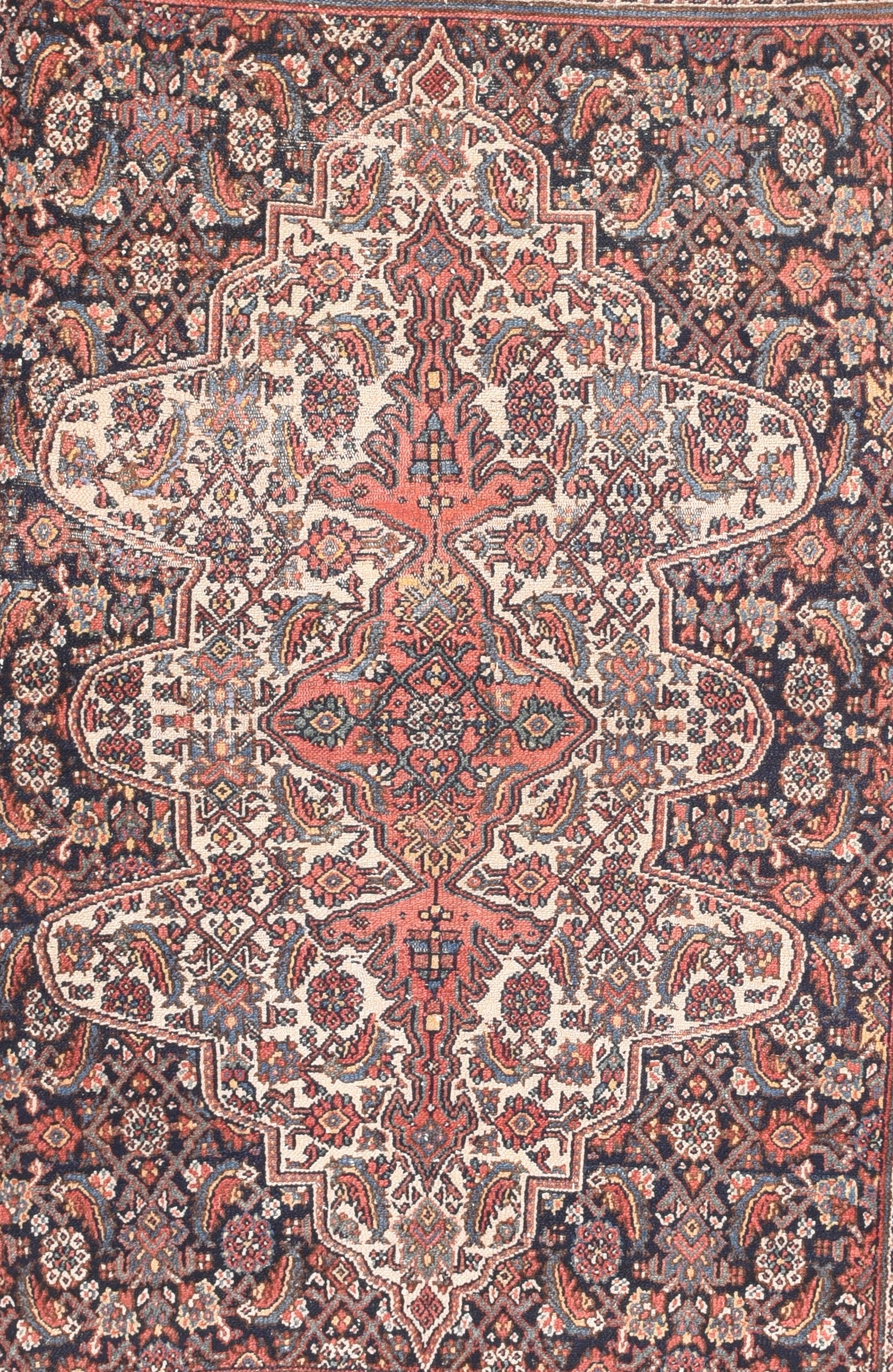 Antique Bibikabad Persian Tribal Rug