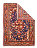 Semi Red Isfahan Persian Area Rug