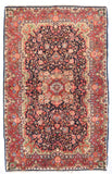 Semi Antique Red Sarouk Persian Area Rug