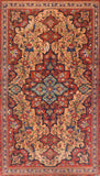 Antique Isfahan Persian Area Rug