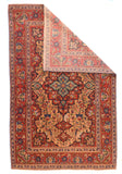 Antique Isfahan Persian Area Rug
