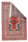 Semi Red Turkish Area Rug