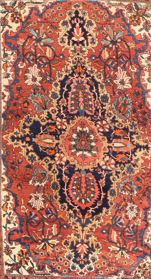 Antique Farahan Persian Area Rug