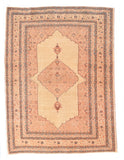 Antique Ivory Tabriz Haji Jalili Persian Area Rug