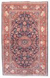 Antique Red Kashan Persian Area Rug