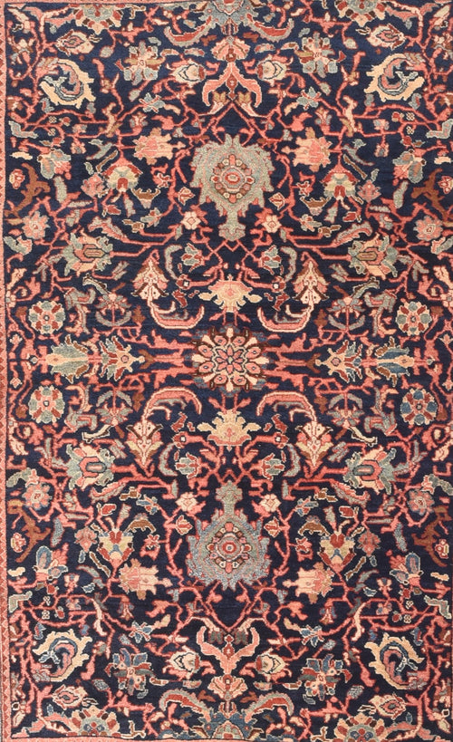 Antique Halvaie Bidjar Persian Rug