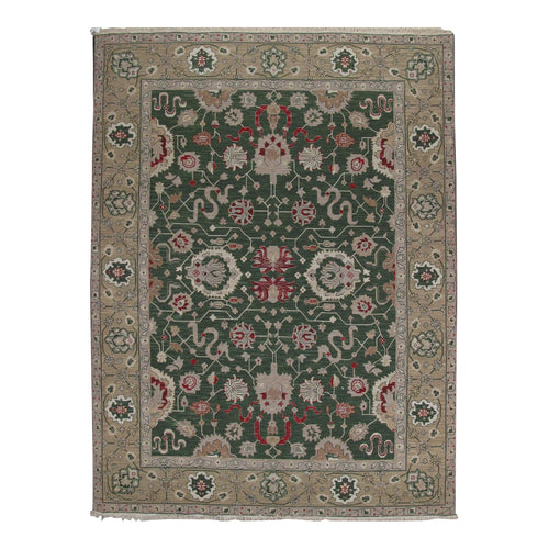 Soumak Design Hand Woven Wool Rug - 9' X 12'