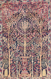 Antique Yazd Persian Area Rug