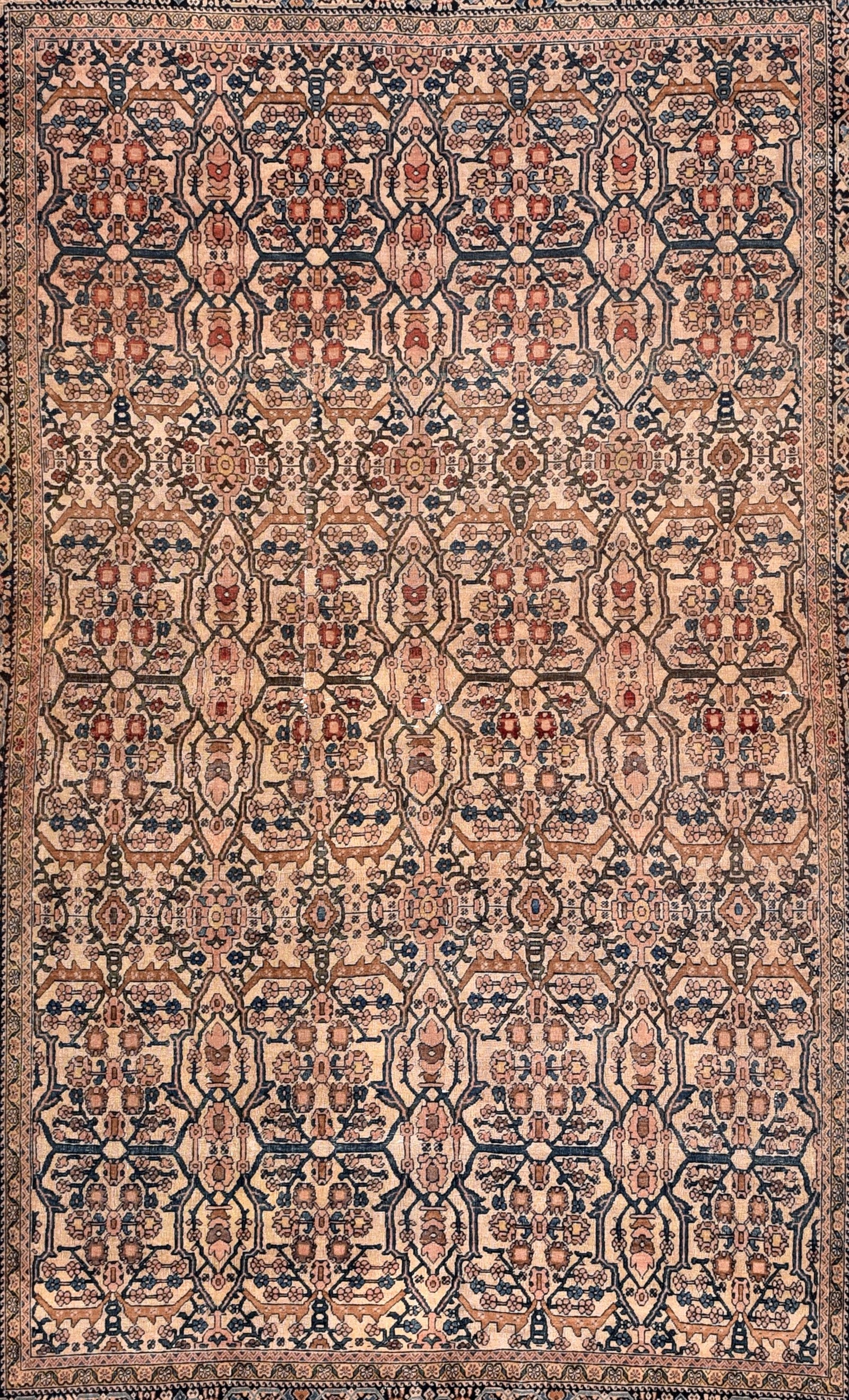 Antique Farahan Sarouk Persian Rug