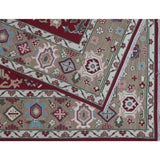 Soumak Design Hand Woven Wool Rug - 8' x 10'