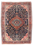 Antique Red Bidjar Halvaie Persian, Area Rug