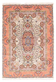 Excellent Rose Tabriz Persian Area Rug