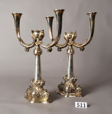 A Pair of Candelholders