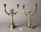 A Pair of Candelholders