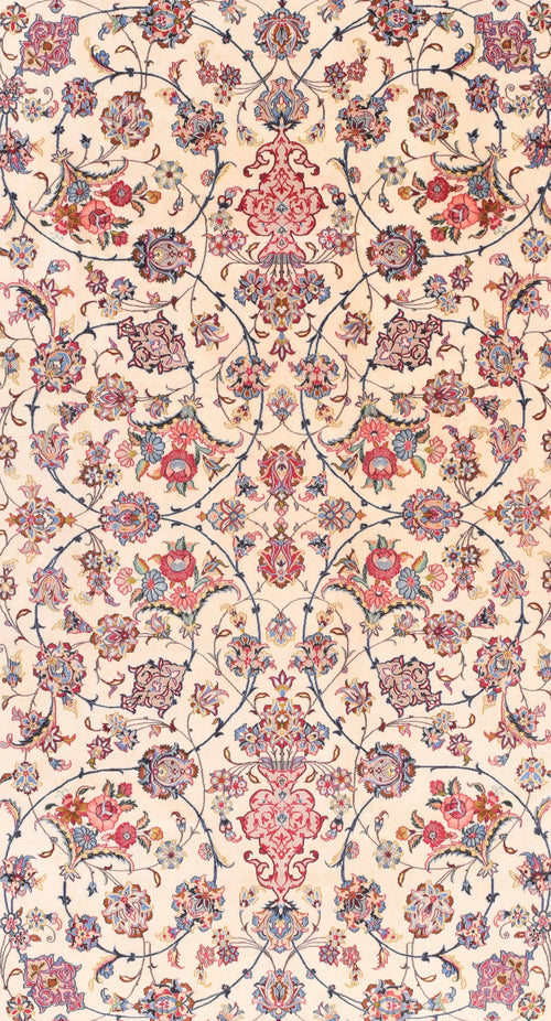 Semi Beige Isfahan Persian Area Rug